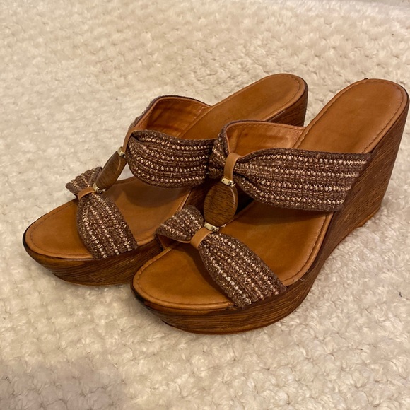 Shoes - Women’s platform wedge sandals size 38 (7)